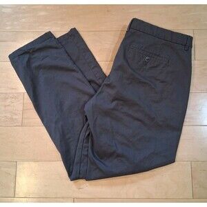 Perk Pants Mens 40x32 Gray Slim Fit Stretch Chino Casual Preppy Trousers